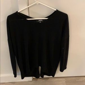 Long sleeved black top